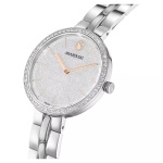 Cosmopolitan watch Swiss Made, Metal bracelet, Silver tone, Stainless steel